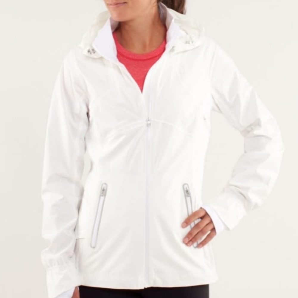 Lululemon White  Run Puddle Jumper Jacket